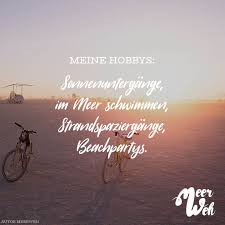 Meine Hobbys Sonnenuntergänge Im Meer Schwimmen