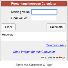 Apr 05, 2021 · to calculate the percentage change, you can use the generic formula below and then convert it to percentage. Percentage Increase Calculator