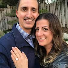 Leave your good wishes for Deanna Reid who will be marrying Frank Ramirez  (Jr) at the Temple in LA soon. Here they are shortly after he placed an  engagement ring
