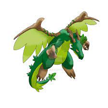 Grass Type Charizard Based On The Dragon Arborius From The Game War Dragons Charizard Pokemon Charizard Pokemon Art