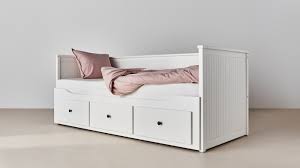 Dunelm's navy rowan single bed is about as sleek as it gets, upholstered in a smart herringbone fabric. Twin Full Size Daybeds Guest Beds Trundle Beds Ikea