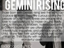 For this reason, cancer rising people are often considered distant and aloof. What S Up Zodiac Gemini Ascendant Gemini Gemini Rising