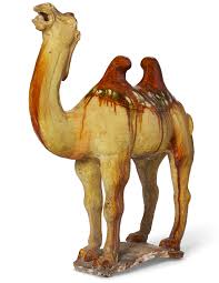 The pieces were commonly shaped as soldiers. A Sancai Glazed Pottery Figure Of A Bactrian Camel Tang Dynasty Ad 618 907 Christie S