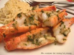 Langoustines Au Beurre A L Ail Recette Ptitchef Langoustine Recette Beurre A L Ail Cuisine