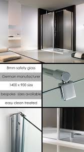 Get your wedi shower kit here! German Walk In Shower Enclosure In 8mm Glass Frameless Glass