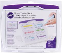 Www.wilton.com › online store updated with large color pattern sheets. Amazon Com Wilton Deluxe Practice Board Set For Cake Decorating Training Kitchen Dining