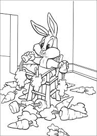 R is for rabbit coloring page. Baby Bugs Eating Carrots Coloring Page Free Printable Coloring Pages For Kids