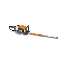 Professionelle Stihl Heckenschere Hs 82 T Mit Stihl 2 Mix Motor In Trimmschnittausfuhrung Doppelseitiges Schneidmesser Sowohl Fur Den Gartengerate Schere Heckenschneider Und Gartenwerkzeug