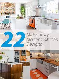 Shop for a table for your kitchen nook or dining area that has a geometric, square, thin top and thin, tapered, unembellished legs to match the look. 22 Midcentury Modern Kitchen Designs Showcasing Contrast Of Past And Present Home Design Lover