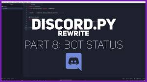 Over the last five or so years, discord has consistently shown that it is the instant messaging plat. Python Making A Discord Bot Part 8 Bot Status Youtube
