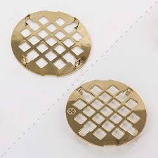The drain cover is well sealed, there is no need to worry about water. Shower Drain Covers For Acrylic Fiberglass Metal And Tile Shower Stalls