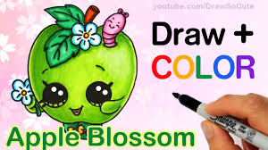 Check spelling or type a new query. How To Draw Color Shopkins Apple Blossom Step By Step Cute Youtube