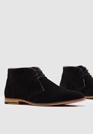 Buy Topman Black Suede Atlas Chukka Boots For Men In Mena Worldwide
