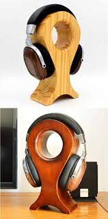 64 Very Inspirational Diy Headphone Stand Ideas Diy Headphone Stand Simple Diy Headphone Stand Diy Headpho Diy Woodworking Woodworking Diy Headphone Stand