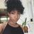 Bun With Curly Side Bangs