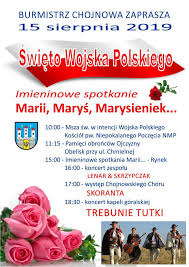 15 sierpnia to święto sił zbrojnych rzeczypospolitej polskiej, natomiast kościół katolicki w tym dniu świętować będzie święto wniebowzięcia najświętszej mary. E Legnickie Pl Wspolne Swietowanie 15 Sierpnia W Chojnowie E Legnickie Pl