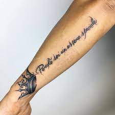 50 Crown Tattoo Ideas For Men And Women February 2021 Word Tattoos On Arm Crown Tattoo Crown Tattoo Men