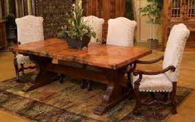 Buy copper dining room tables and get the best deals at the lowest prices on ebay! Copper Dining Tables Archives Woodland Creek Furniture Dining Table Copper Dining Table Dining Room Table Chairs