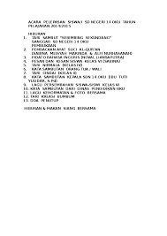 Check spelling or type a new query. Doc Susunan Acara Perpisahan Sd Negeri 14 Oku Nurleni Firman Academia Edu