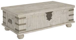 Metal legs, bracket accents and hardware. Carynhurst White Wash Gray Lift Top Cocktail Table In 2021 Coffee Table With Storage Coffee Table Trunk White Cocktail Tables