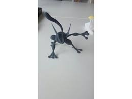 3d Printable Greninja By Florian Printables Home Decor Decals Nintendo Amiibo