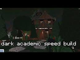 Dark Academia Speed Build Bloxburg Youtube Check out our guide to dark academia fashion. dark academia speed build bloxburg