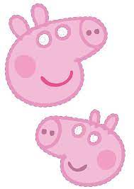 Mascaras Para Festa Da Peppa Pig E Backyardigans Para Imprimir Artesanias De Cerdo Fiesta De Cerdo Manualidades