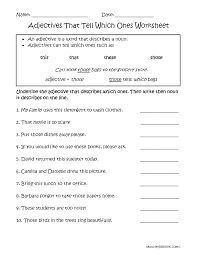 Adjectives modify the meaning of nouns and pronouns. Adjectives Worksheets Regular Adjectives Worksheets