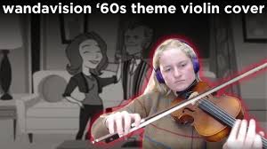 Wandavision 60s Intro Theme Violin Cover Youtube