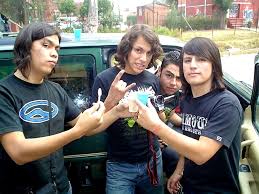 Here Comes The Kraken - En alguna lugar de México, a punto de viajar a otra ciudad... alrededor de 150 shows hicimos en el año 2008 y 2009... solo se tenían 2