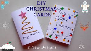 Create your very own design for more creative freedom! Diy 2 Easy Christmas Greeting Cards How To Quickly Make Christmas Cards Av Visuals Youtube