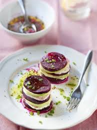 Mille Feuille Aux Betteraves Mozzarella Et Avocat Recette Recettes De Cuisine Cuisine Et Boissons Recette Entree Froide