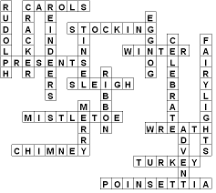 Printable christmas crossword puzzles for adults with answers. Printable Crossword Solution Christmas