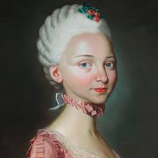 Portrait of an Elegant Young Lady in a Pink Dress Simon-bernard Lenoir  Hand-painted Oil Painting Reproduction, Classic French Grace Arts