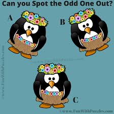 Smart, easy and fun crossword puzzles to get your day started with a smile. Hard Odd One Out Picture Puzzle For Adults With Answer