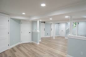 This kind of flooring comes in either sheet or tile form. Basement Makeover With White Ceiling And Vinyl Floor Planks Laptrinhx News