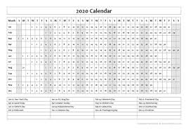 We all wanted 2020 to be over so badly. 2020 Calendar Template Year At A Glance Free Printable Templates