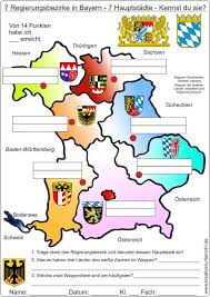 7 Regierungsbezirke In Bayern 7 Hauptstadte Bayern Regierung Deutschland Karte Bundeslander