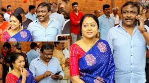 Cute Family Actress Chippy And Husband Renjith At Actress Karthika's  Wedding Function | Radha Naor - YouTube