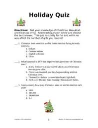 Hosting a quiz night or pub quiz is a great way to pit friends against each other. Christmas Holiday Trivia Quiz By Pamela Brock Tpt