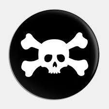 I wanted to give you something calming to look at and listen to, nothing crazy. Simple White Crossbones Skull Crossbones Pin Teepublic De