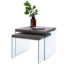 Here, you can find stylish coffee table sets that cost less than you thought possible. Furniturer Glass Coffee Table Sets Brown Set Of 2 Lowe S Canada