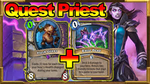Hearthstone priest decks (august 2021) stormwind expansion! Control Quest Priest Best Deck Ever Craziest Infinite Match Scholomance Academy Hearthstone Youtube