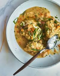 Could i just pay someone to come up with an easy dinner idea for me? Rainy Day Dinner Plan White Bean Soup With Pesto Herb Dumplings I Pretty Much Clear Out The Herb Drawer For White Bean Soup Herb Dumplings Recipe Bean Soup