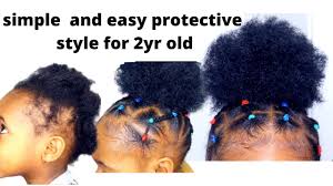 Little black girls often like to look like idols from the sports world of music to look cool and stylish. Easy Protective Hair Styles For Short Hair Black Kids Toddler Hairstyles For Short Natural Hair Youtube
