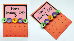To make this card, you need to have a printer. Diy Teacher S Day Card Happy Teachers Day Handmade Teachers Day Card Making Ideas 138 Youtube