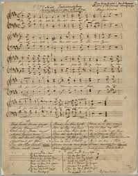 Ja, vi elsker dette landet, / som det stiger frem, / furet, værbitt over vannet, / med de tusen hjem, — / elsker, elsker det og tenker / på vår far og mor / og den saganatt som Ja Vi Elsker Dette Landet Store Norske Leksikon