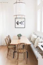 The table can seat two or four people easily with the shell bentwood chairs, sold separately. 16 Thonet Bentwood Chairs For The Dining Room