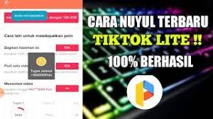 Cara nuyul tiktok lite easy banget pake dualspace pro auto lolos control penipuan tanpa riset hp. Tips Trik Tiktok Lite 100 Berhasil Youtube