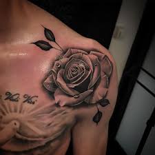 Pinterest Shesoboujie Rose Tattoos For Men Flower Tattoo Shoulder Mens Shoulder Tattoo